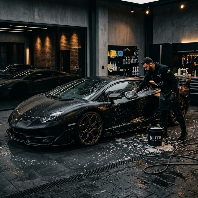 Lavado profesional de coches